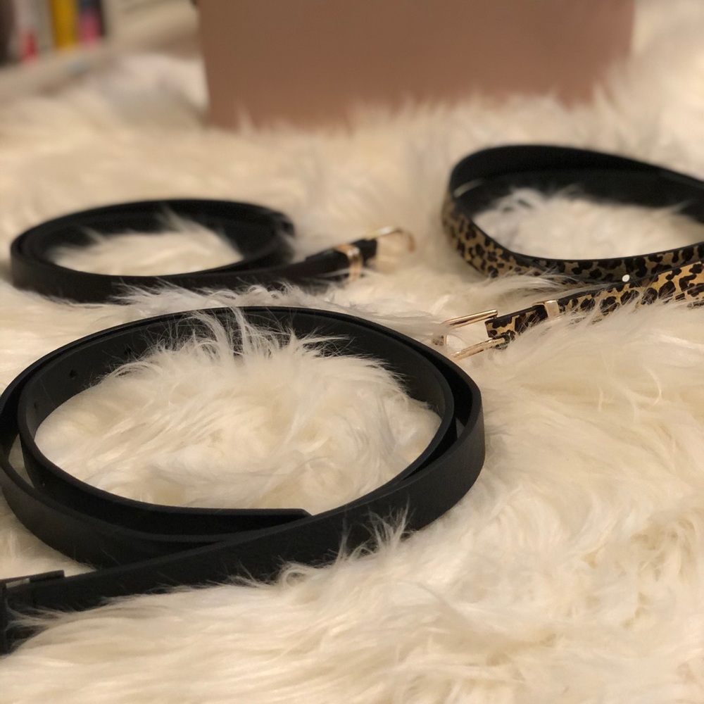 Tahari Set of 3 S Belts